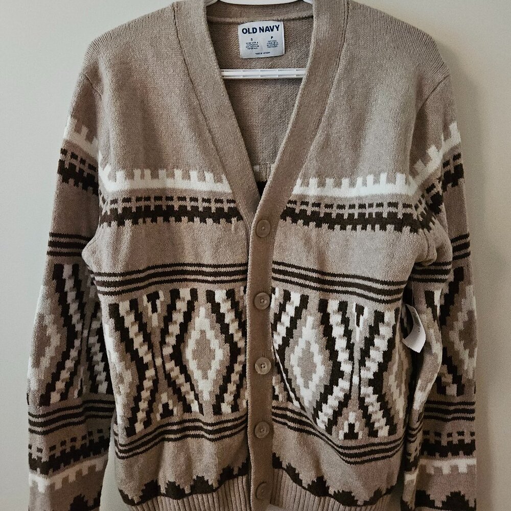 Old Navy Multi Coloured Relaxed Cardigan NWT Size S